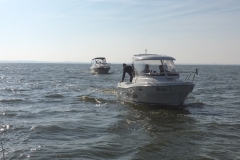 Absegeln im Hafen Stagnieß auf Usedom 2017