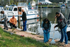 Subbotnik im Hafen Stagnieß 2015