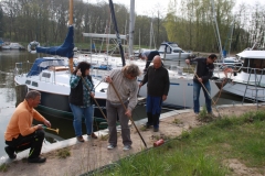 Subbotnik im Hafen Stagnieß 2015